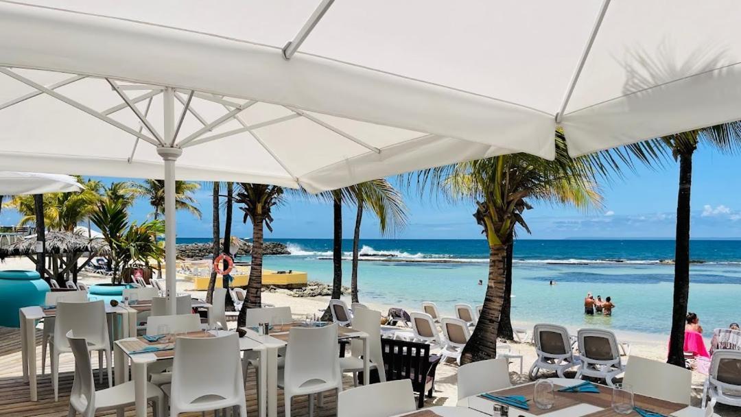 Vue Mer&Accès Direct à la Plage avec Magnifique Piscine Saint-Francois  Exterior foto